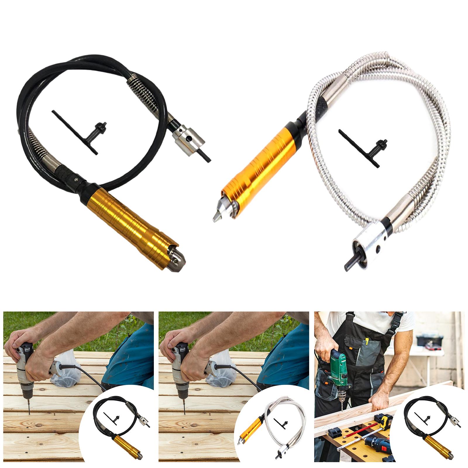 Flexible Shaft Rotary Tool Extension Chuck - Flexible Drill Extension Cable 47.24inch Chuck