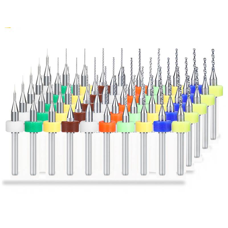 Pcb Micro Carbide Drill Bits 0.3-1.2Mm - 10 Cái/bộ 0.1Mm-Cao 3.175Mm Chất Lượng