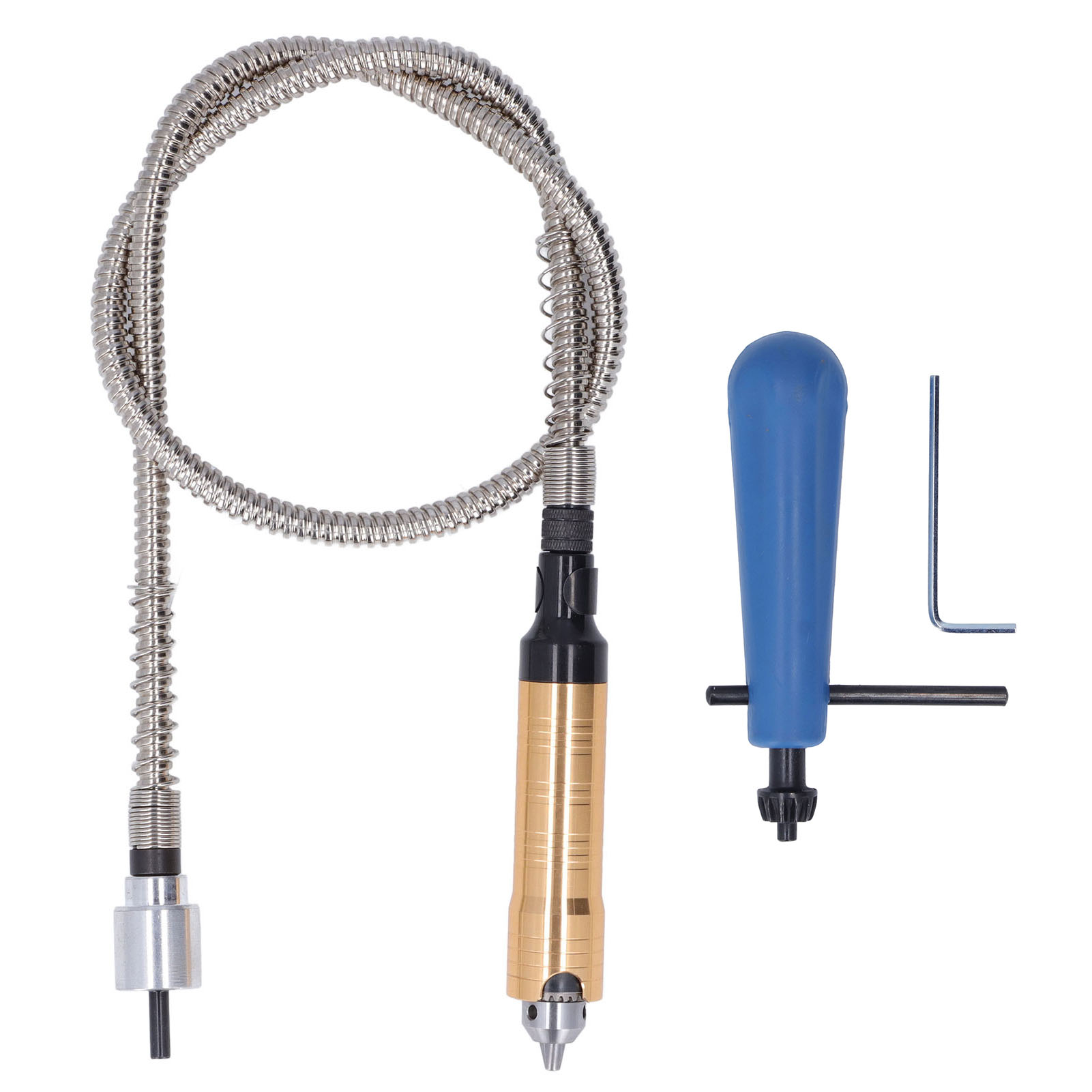Flexible Shaft Rotary Tool Extension Chuck - Flex Shaft Extension Chuck Key Adapter
