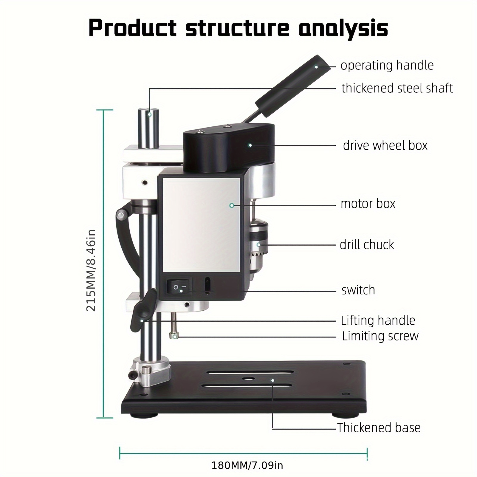 Mini Electric Bench Drill Pres - đánh giá và giá Mini Bench Drill Press Variable Speed