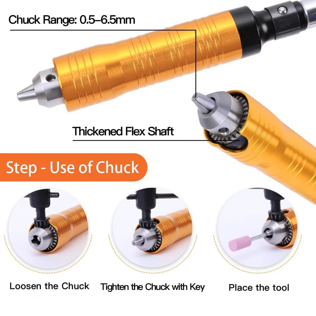 NIUPIKA Jewelry Engraver Tool  - đánh giá và giá Flexible Shaft Rotary Tool Extension Chuck