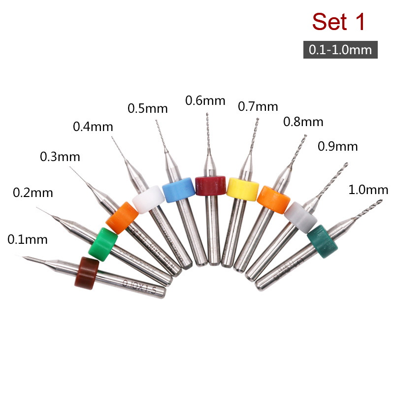 New【10Pcs/Set High Quality Har - đánh giá và giá Pcb Micro Carbide Drill Bits 0.3-1.2Mm