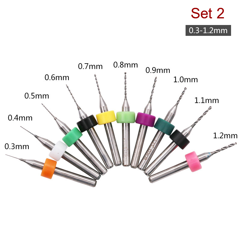 New【10Pcs/Set High Quality Har - đánh giá và giá Pcb Micro Carbide Drill Bits 0.3-1.2Mm