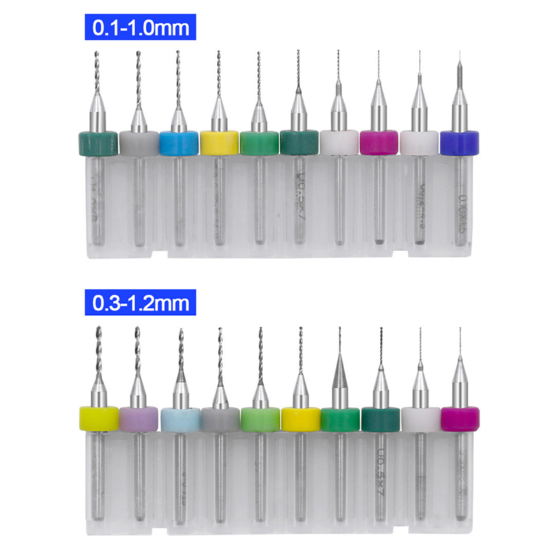 New【10Pcs/Set High Quality Har - đánh giá và giá Pcb Micro Carbide Drill Bits 0.3-1.2Mm