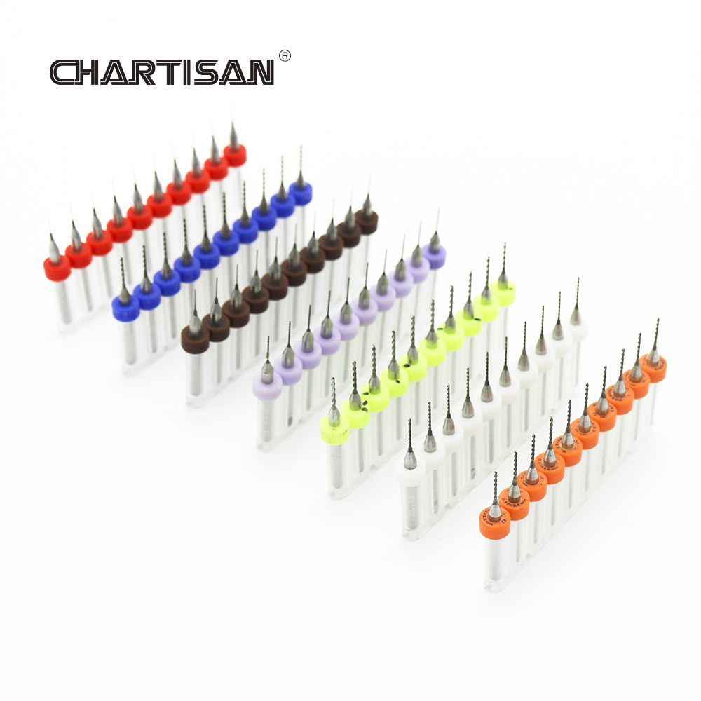 CHARTISAN 0.3-1.2Mm In Bảng Mạ - đánh giá và giá Pcb Micro Carbide Drill Bits 0.3-1.2Mm